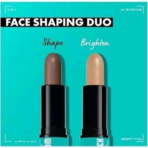 NYX Wonder Stick Deep Rich Stick Pro Makeup Dual Ended Face Shaping Duo Brown 1x